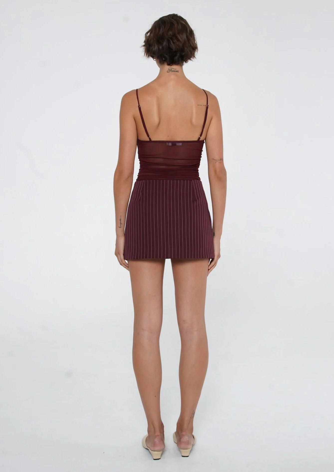 Franka Pinstripe Skirt - Image 4