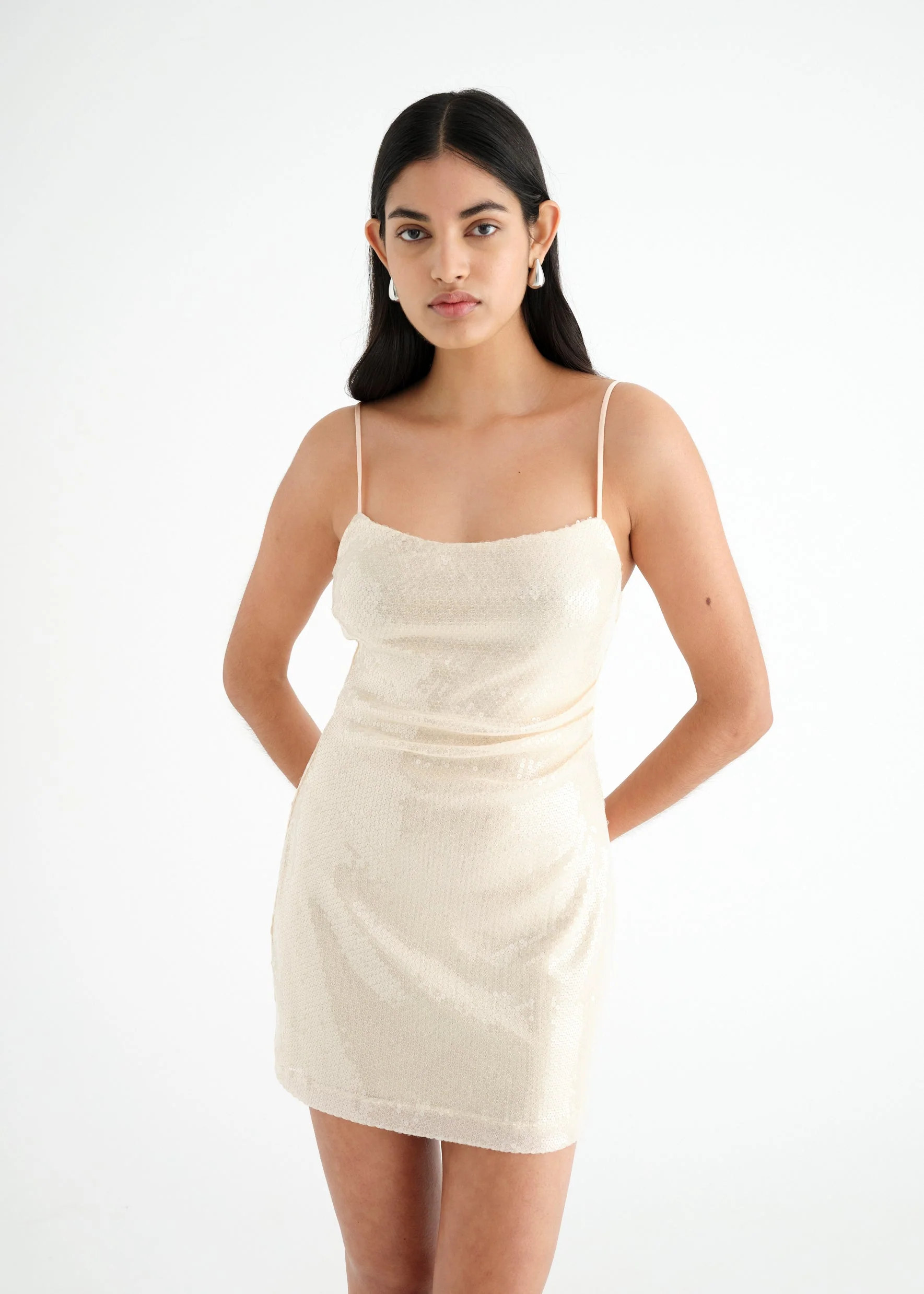 Juliano Sequin Mini Dress - Image 4