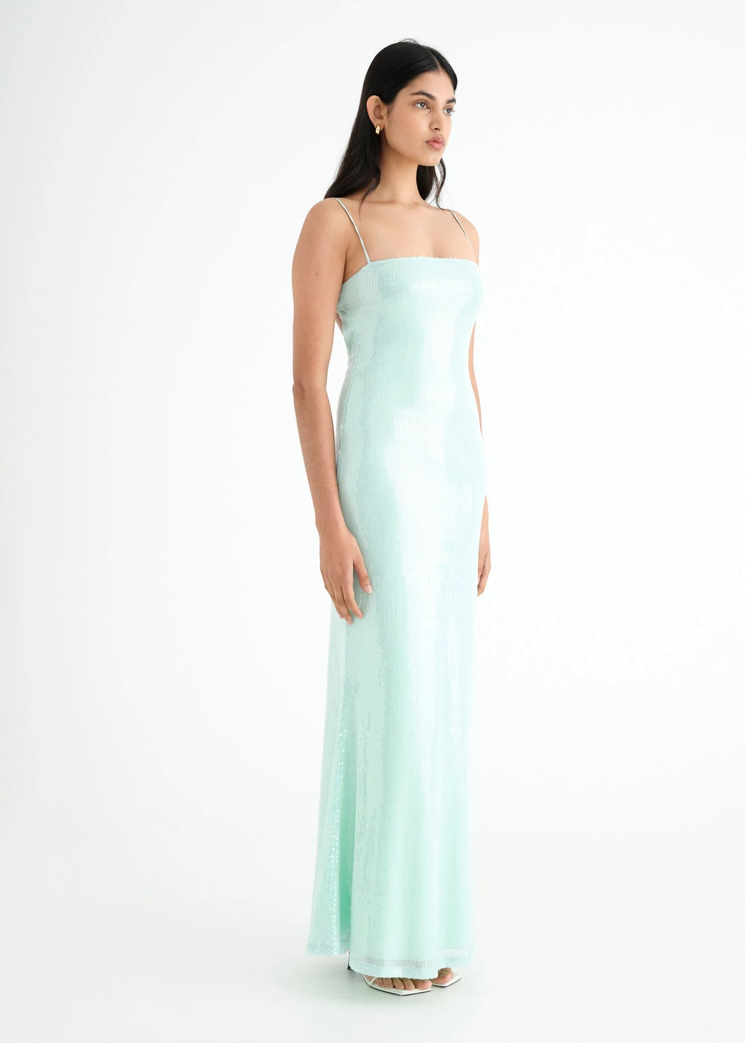 Juliano Sequin Slip Dress - Image 2