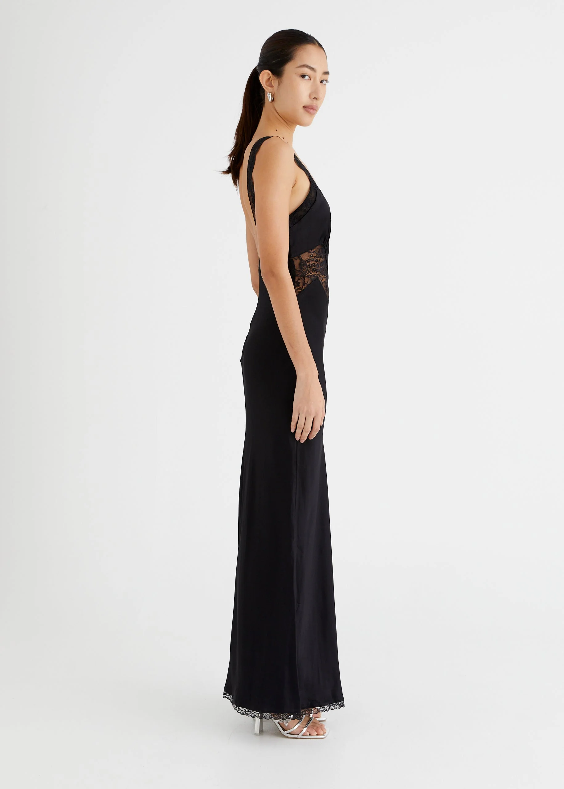 Robbie Satin Slip Dress - Image 3
