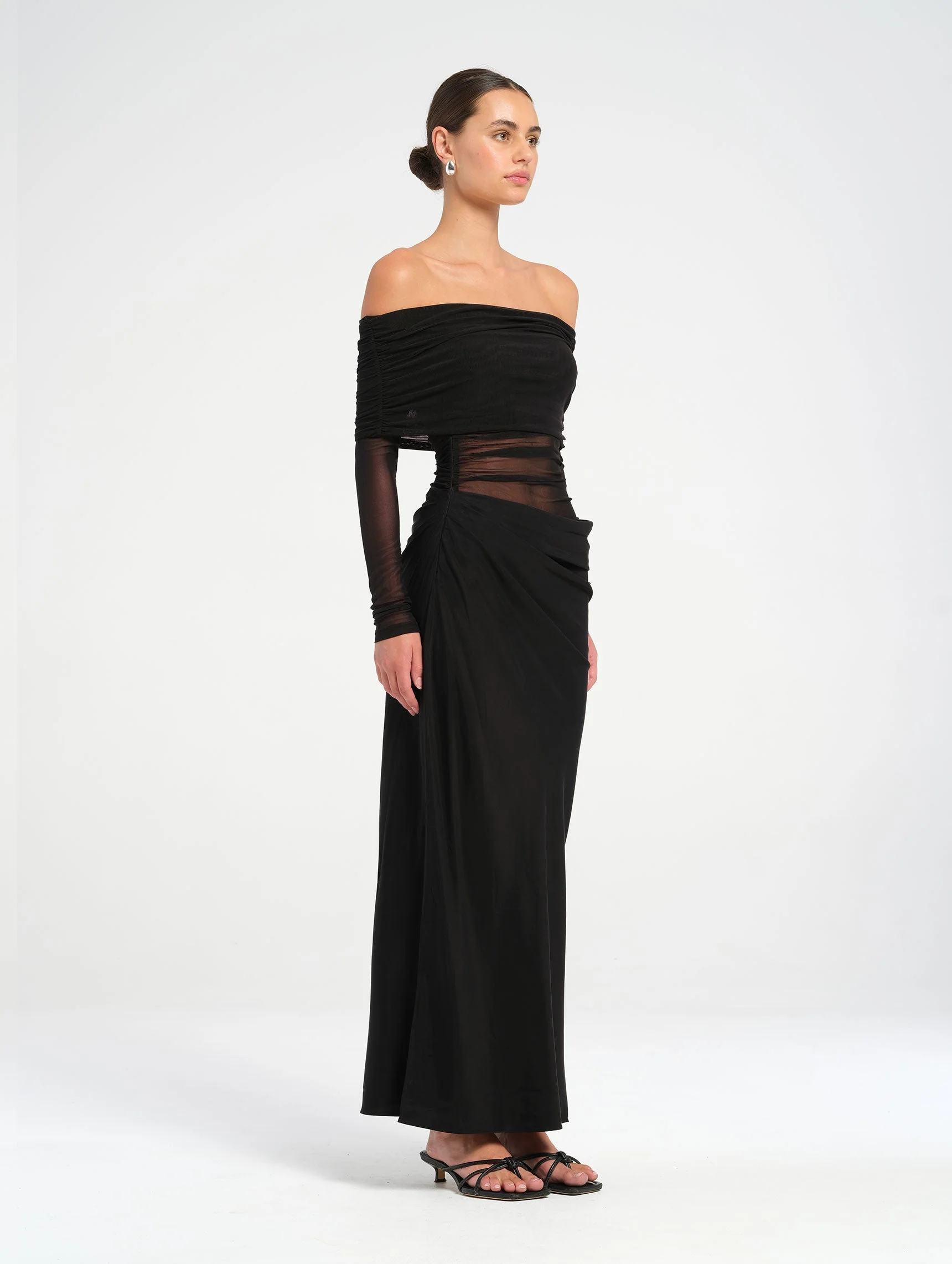 Yasmin Off-Shoulder Maxi Dress - Image 2